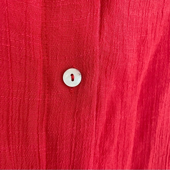 Nanette Lepore Sleeveless Button Down Maxi Dress Pink Size 10 - Picture 5 of 11